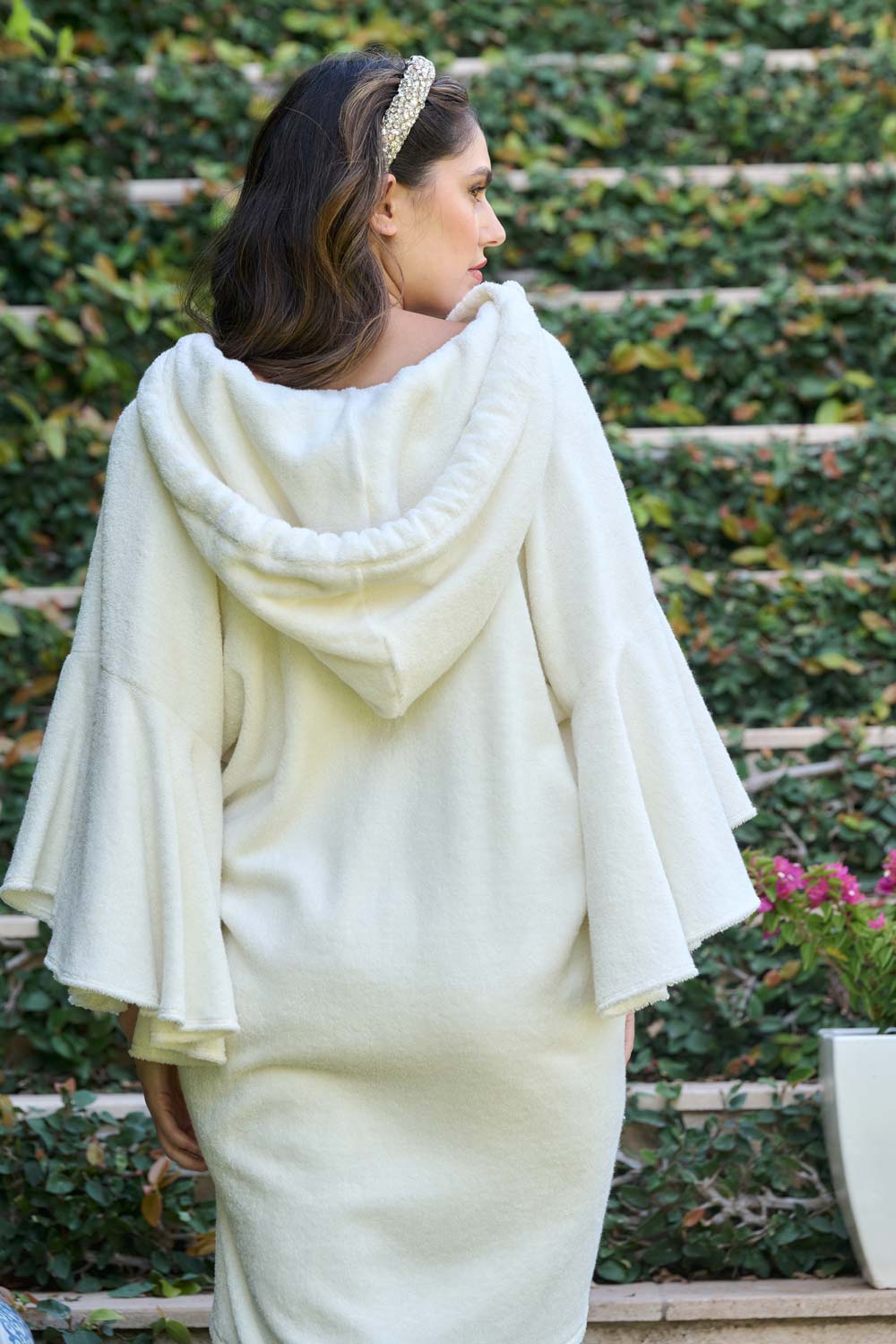 American Riviera Collection - The Shimmering Fringed Short Kaftan