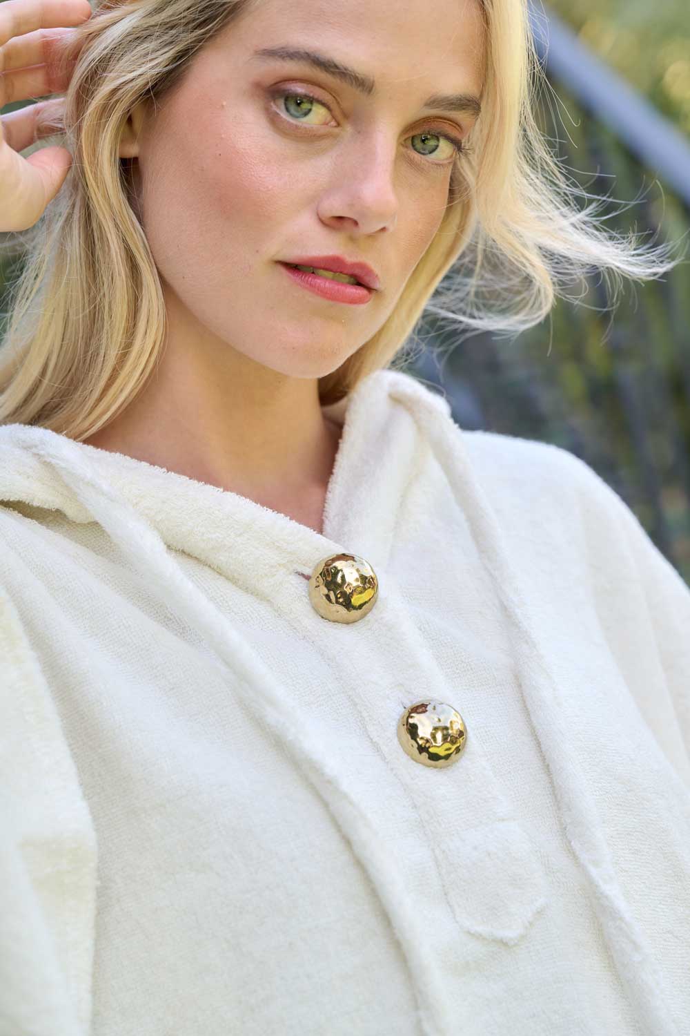 American Riviera Collection - The Gold Goddess Short Kaftan