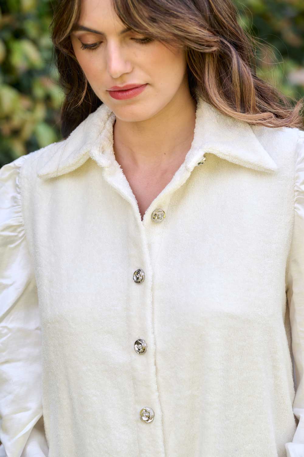 American Riviera Collection - The Silver Rose Shirt Dress