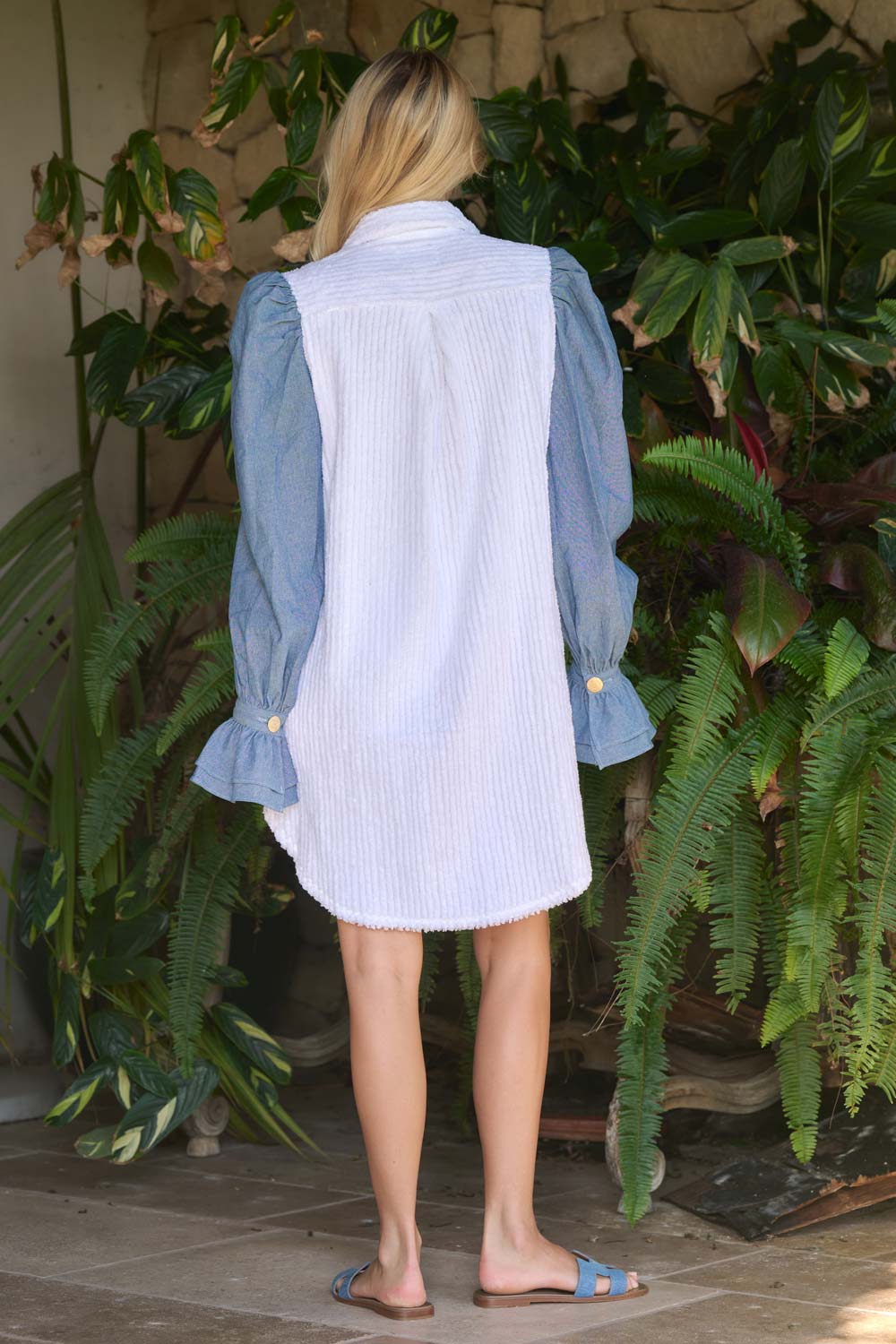 American Riviera Collection - The San Ysidro Denim Shirt Dress