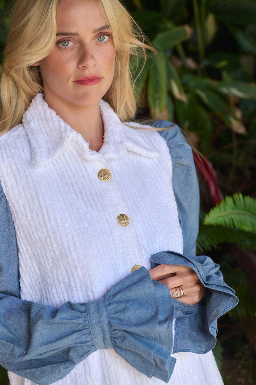 American Riviera Collection - The San Ysidro Denim Shirt Dress
