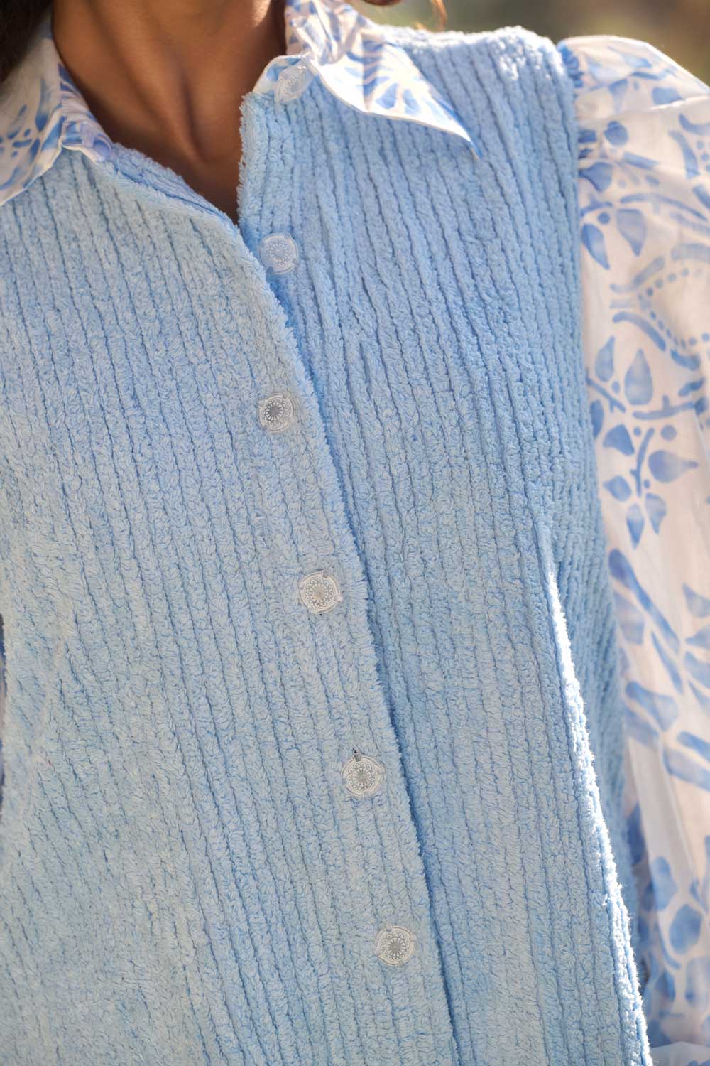 American Riviera Collection - The Mosaic Tile Print Shirt Dress