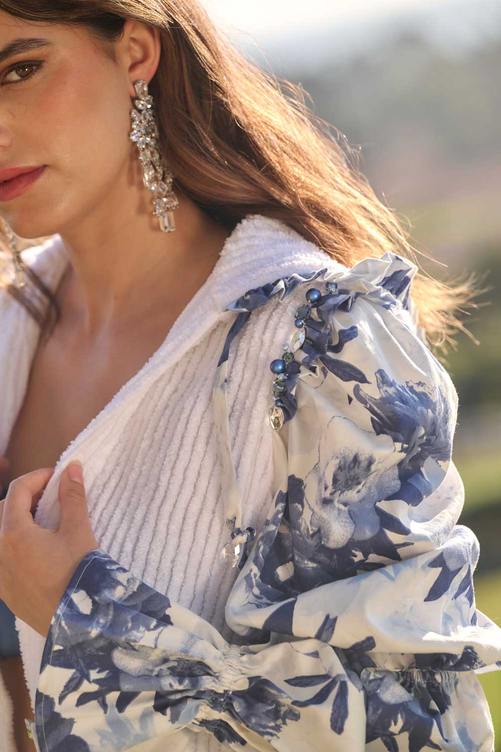 American Riviera Collection - The Rose Garden High-Low Kaftan