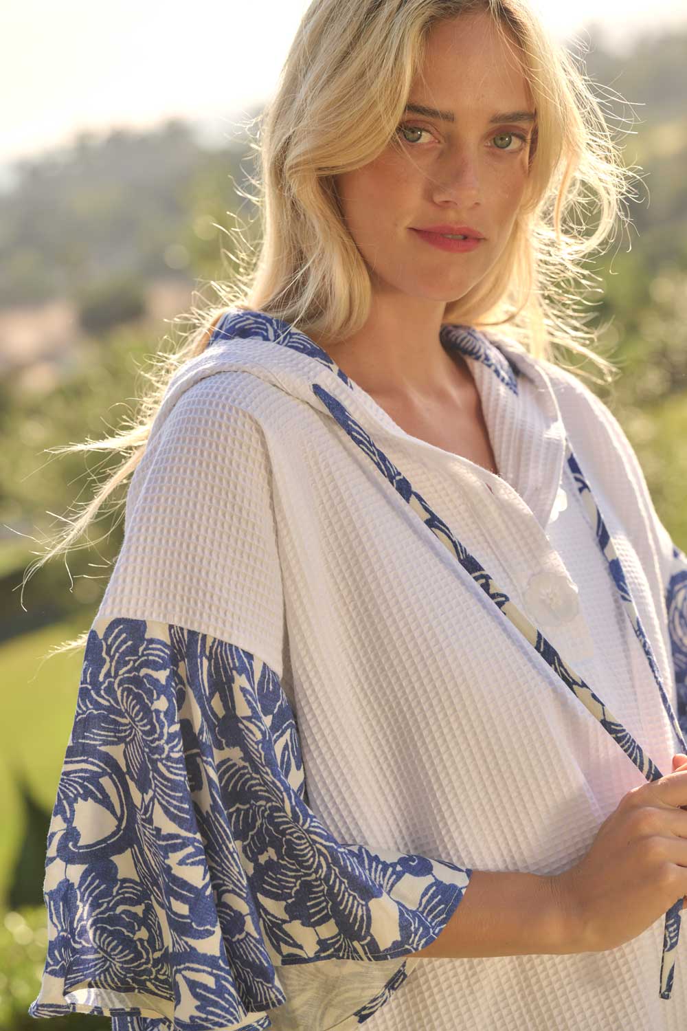 American Riviera Collection - The Pacific Floral Short Kaftan